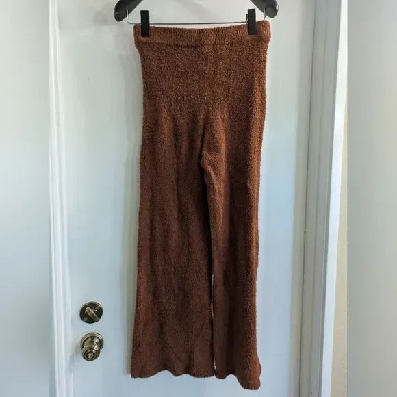 Reformation Small Brown fuzzy wide leg pants! - Picture 5 of 5